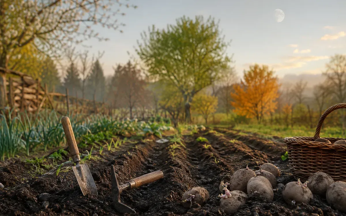 Illustration du guide : Calendrier lunaire, faut-il vraiment planter les pommes de terre selon la lune