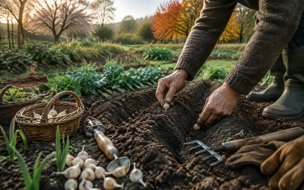 Illustration du guide : Comment et quand planter l'ail, le guide complet
