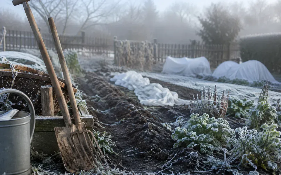 Potager en hiver