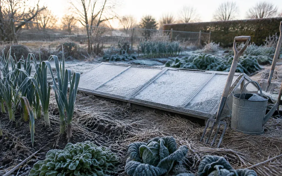 Potager au mois de janvier